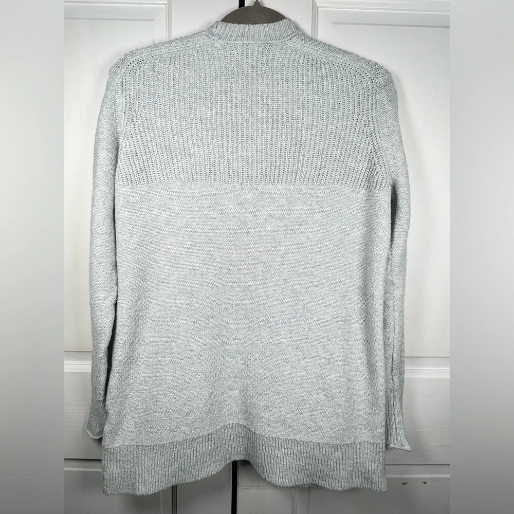 Abercrombie & Fitch Icon Boyfriend Cardigan Heathered Light Mint Green Size M - Picture 4 of 10